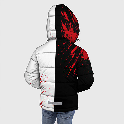 Зимняя куртка для мальчика MONOKUMA / 3D-Черный – фото 4