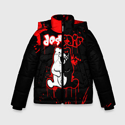 Куртка зимняя для мальчика MONOKUMA Despair, цвет: 3D-черный