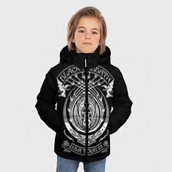 Куртка зимняя для мальчика Black Sabbath, цвет: 3D-черный — фото 2