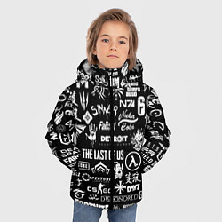 Куртка зимняя для мальчика Истинный геймер, цвет: 3D-черный — фото 2