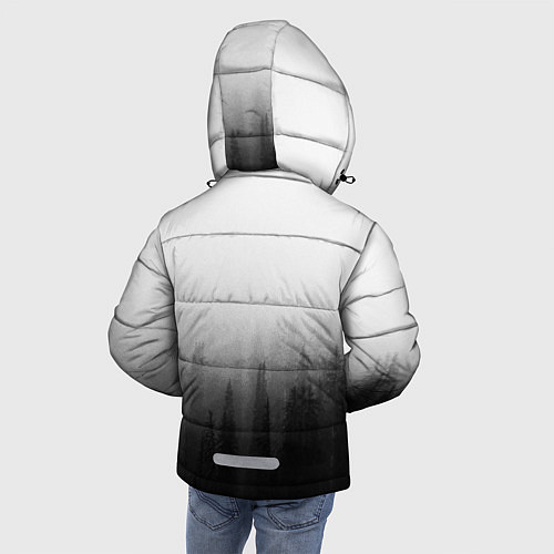 Зимняя куртка для мальчика Dead by April / 3D-Черный – фото 4