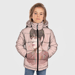 Куртка зимняя для мальчика Kim Taehyung, цвет: 3D-светло-серый — фото 2