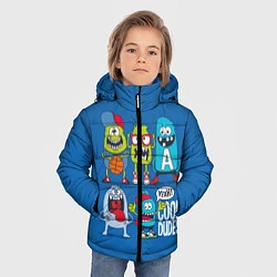 Куртка зимняя для мальчика Cool Dudes, цвет: 3D-черный — фото 2
