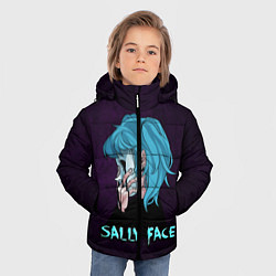 Куртка зимняя для мальчика Sally Face, цвет: 3D-светло-серый — фото 2