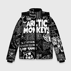 Куртка зимняя для мальчика Arctic Monkeys: I'm in a Vest, цвет: 3D-красный