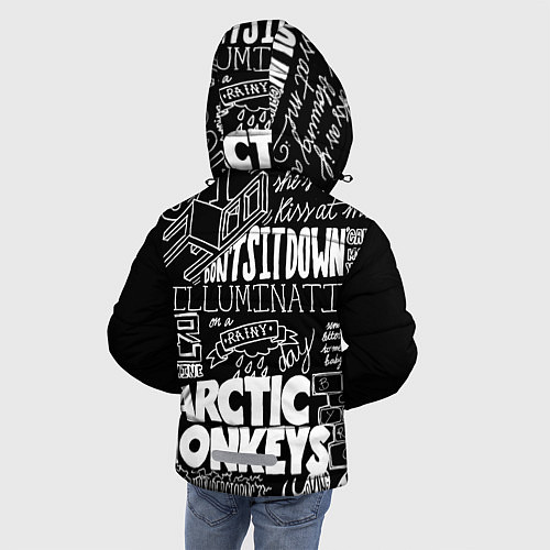 Зимняя куртка для мальчика Arctic Monkeys: I'm in a Vest / 3D-Черный – фото 4