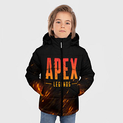 Куртка зимняя для мальчика Apex Legends: Battle Royal, цвет: 3D-красный — фото 2