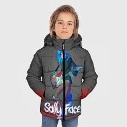 Куртка зимняя для мальчика Sally Face: Rock Star, цвет: 3D-красный — фото 2