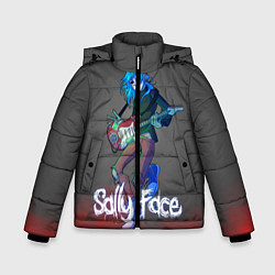 Куртка зимняя для мальчика Sally Face: Rock Star, цвет: 3D-черный