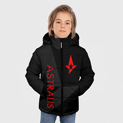 Куртка зимняя для мальчика Astralis: Dark Style, цвет: 3D-красный — фото 2