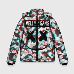 Куртка зимняя для мальчика Mell x Gang, цвет: 3D-черный