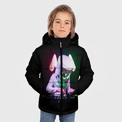 Куртка зимняя для мальчика Marshmello: Disco for You, цвет: 3D-черный — фото 2