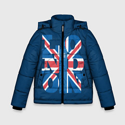Куртка зимняя для мальчика London: Great Britain, цвет: 3D-красный