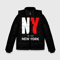Куртка зимняя для мальчика New York City, цвет: 3D-красный