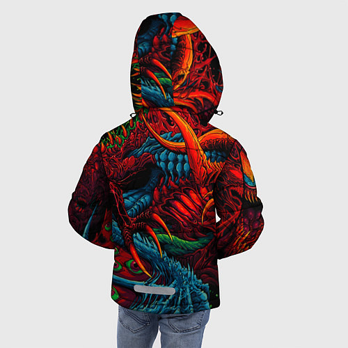 Зимняя куртка для мальчика CS:GO Hyper Beast / 3D-Черный – фото 4