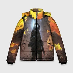 Куртка зимняя для мальчика Apex Legends: Sunrise, цвет: 3D-черный
