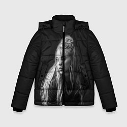 Куртка зимняя для мальчика Billie Eilish: Black Fashion, цвет: 3D-черный