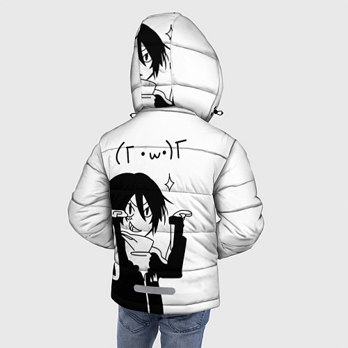 Зимняя куртка для мальчика Бездомный бог / 3D-Черный – фото 4
