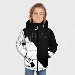 Куртка зимняя для мальчика DEATH STRANDING, цвет: 3D-светло-серый — фото 2