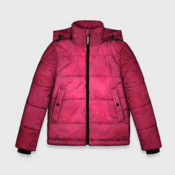 Куртка зимняя для мальчика Любовь и счастье, цвет: 3D-черный
