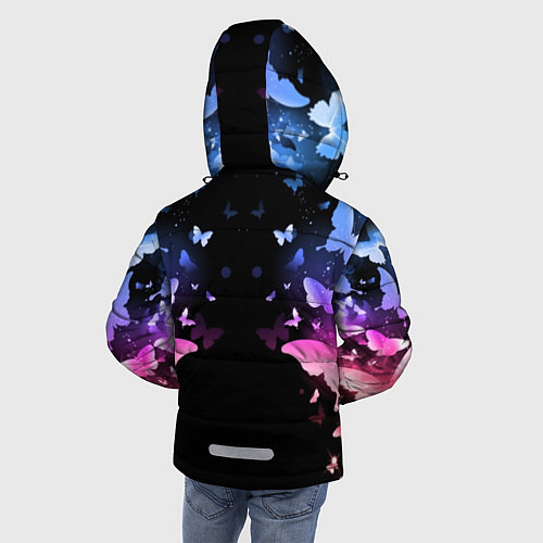 Зимняя куртка для мальчика BTS: Black Butterflies / 3D-Черный – фото 4