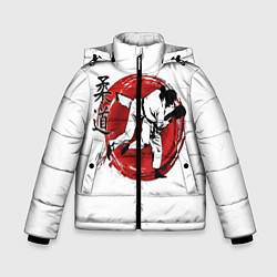 Куртка зимняя для мальчика Judo: Japan, цвет: 3D-красный
