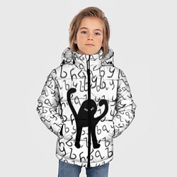 Куртка зимняя для мальчика ЪУЪ СЪУКА, цвет: 3D-красный — фото 2