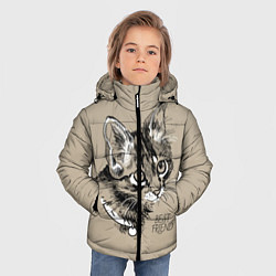Куртка зимняя для мальчика Best friend, цвет: 3D-светло-серый — фото 2