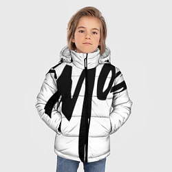 Куртка зимняя для мальчика Егор Крид: Это мое, цвет: 3D-черный — фото 2