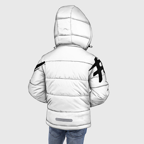 Зимняя куртка для мальчика Егор Крид: Это мое / 3D-Черный – фото 4