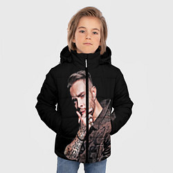 Куртка зимняя для мальчика Егор Крид: Время не пришло, цвет: 3D-светло-серый — фото 2
