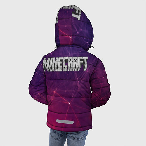 Зимняя куртка для мальчика MINECRAFT / 3D-Черный – фото 4