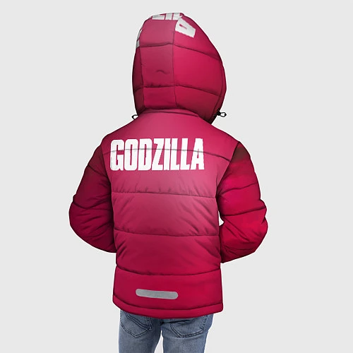 Зимняя куртка для мальчика Red Godzilla / 3D-Черный – фото 4