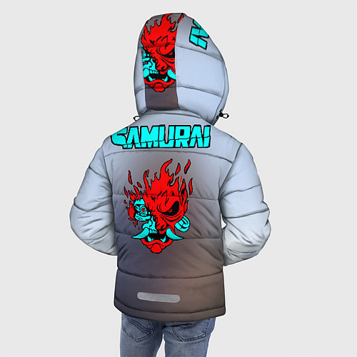 Зимняя куртка для мальчика Киану Самурай / 3D-Черный – фото 4