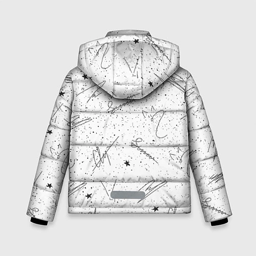 Зимняя куртка для мальчика STRAY KIDS АВТОГРАФЫ / 3D-Черный – фото 2