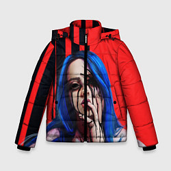 Куртка зимняя для мальчика Billie Eilish: Demon, цвет: 3D-черный