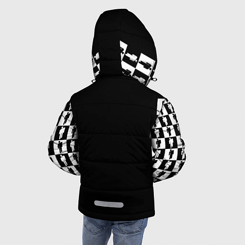 Зимняя куртка для мальчика BILLIE EILISH / 3D-Черный – фото 4