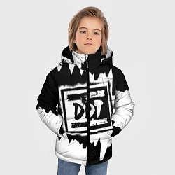 Куртка зимняя для мальчика ДДТ, цвет: 3D-черный — фото 2
