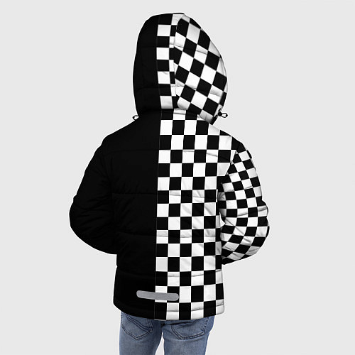 Зимняя куртка для мальчика Король и Шут / 3D-Светло-серый – фото 4