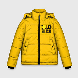 Куртка зимняя для мальчика BILLIE EILISH: Reverse, цвет: 3D-черный