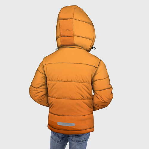 Зимняя куртка для мальчика BILLIE EILISH: Orange Mood / 3D-Черный – фото 4