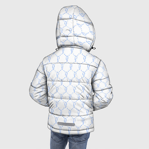 Зимняя куртка для мальчика BILLIE EILISH: White Fashion / 3D-Черный – фото 4