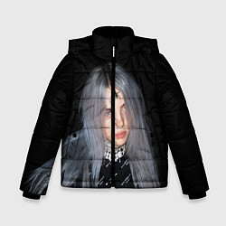 Куртка зимняя для мальчика BILLIE EILISH с Пауком, цвет: 3D-черный