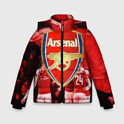 Куртка зимняя для мальчика Arsenal, цвет: 3D-черный