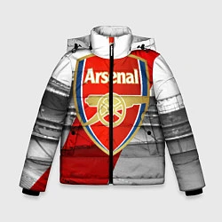 Куртка зимняя для мальчика Arsenal, цвет: 3D-черный