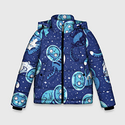 Зимняя куртка для мальчика Кот Космонавт
