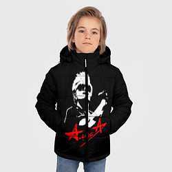 Куртка зимняя для мальчика АлисА, цвет: 3D-черный — фото 2