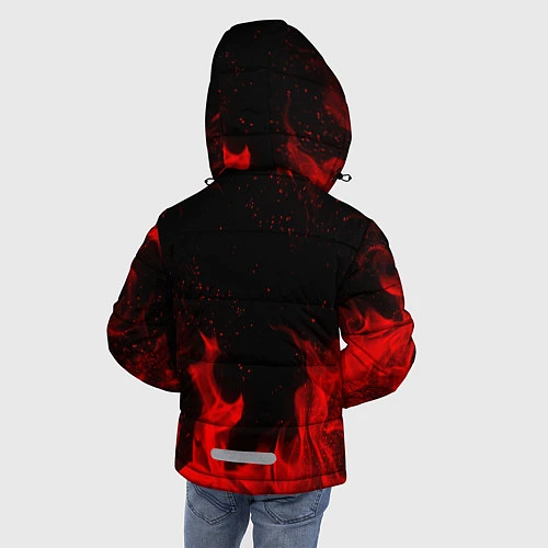 Зимняя куртка для мальчика АлисА / 3D-Красный – фото 4