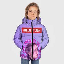 Куртка зимняя для мальчика Billie Eilish, цвет: 3D-черный — фото 2