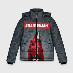 Куртка зимняя для мальчика Королева Билли, цвет: 3D-черный